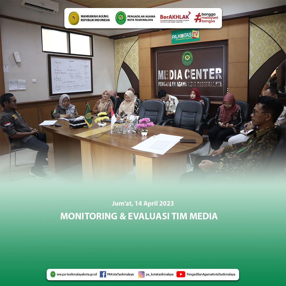 Monitoring & Evaluasi Tim Media